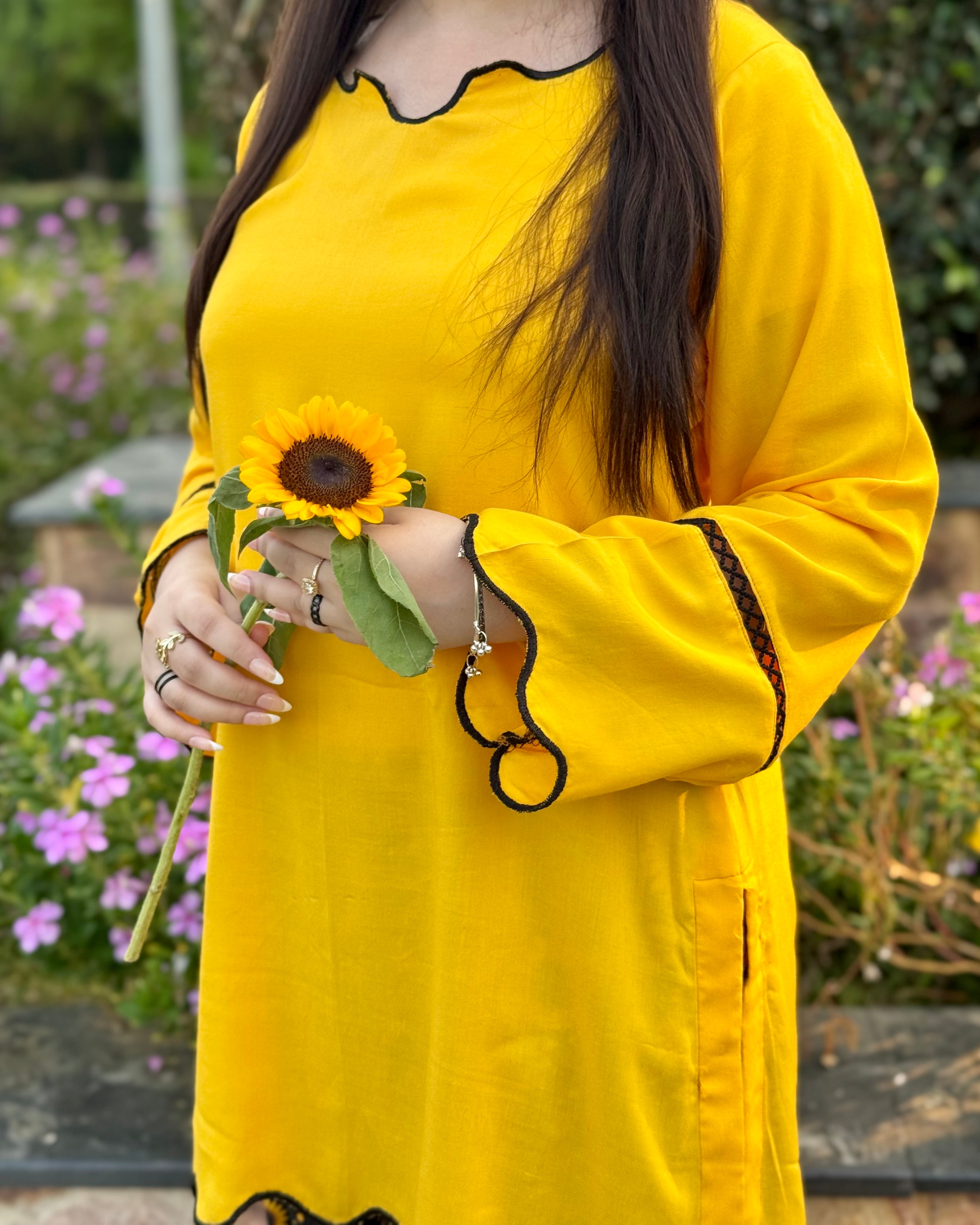 Sunflower Farshi Shalwar Set